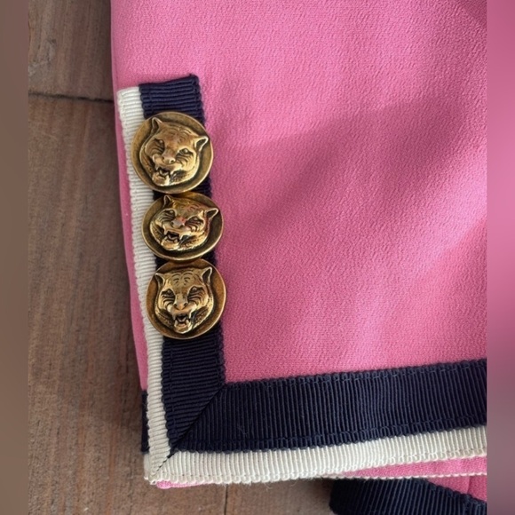 Gucci women pink cady blazer jacket - Picture 11 of 13